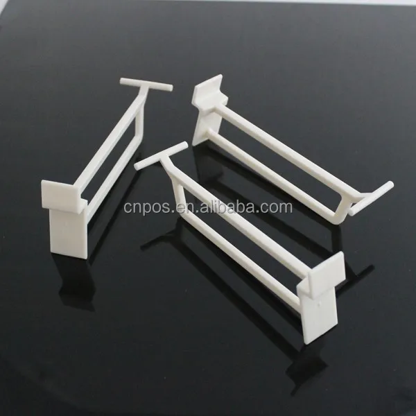 supermarket double wire plastic hook