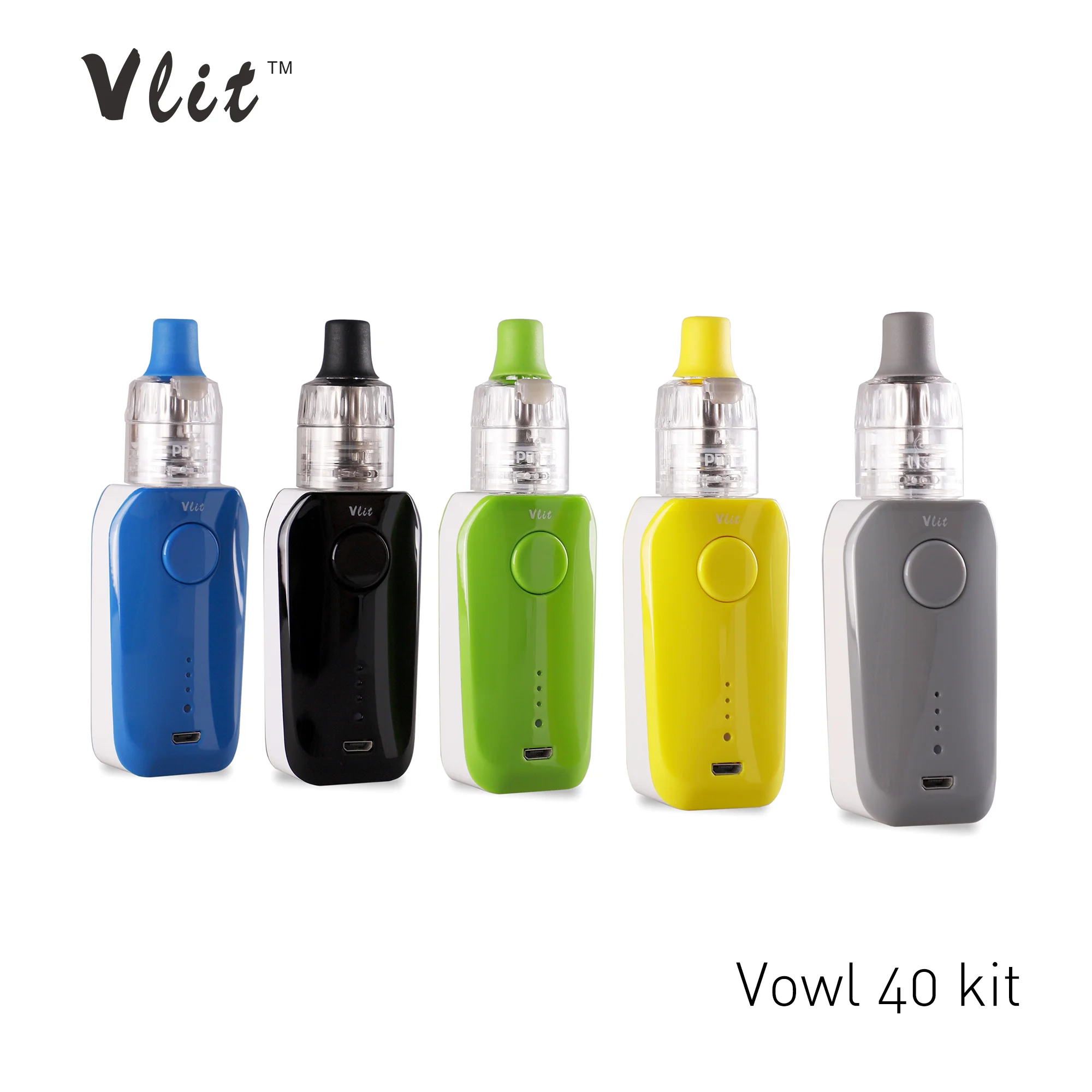Newest amazon electronic cigarette vape starter Vlit Vowl 40 kit with Preco MTL tank vape pen electronic cigarette