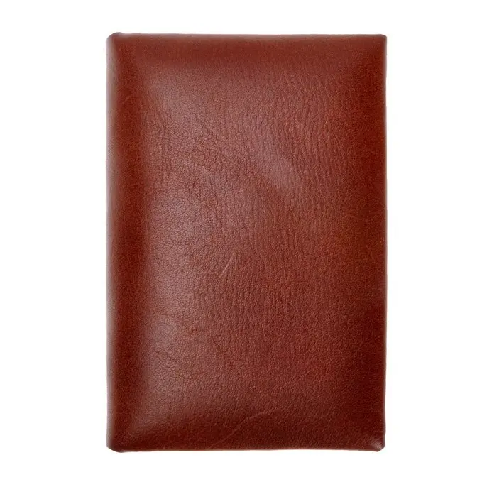 Handmade Vegetable Tanned Leather Slim Wallet Coin Purse