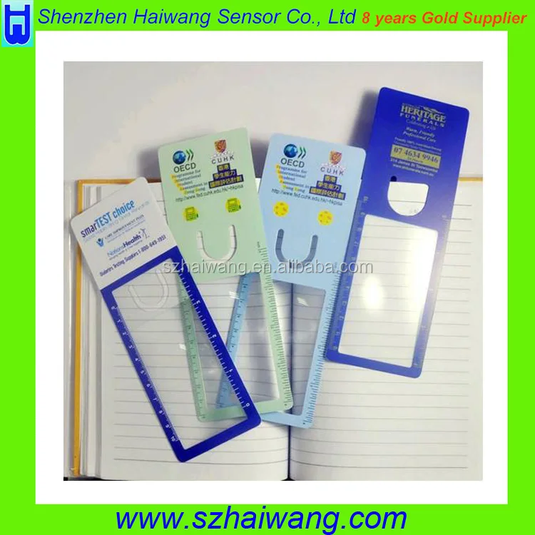 Продвижение Увеличительное стекло Закладки Пластиковые ПВХ Линзы френеля Лупа