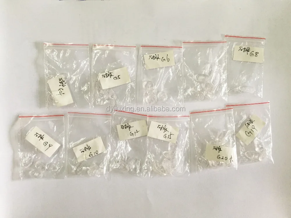 
silicone nose pads for optical frames,eyeglasses nose pads push in eyeglass silicone nose pads 