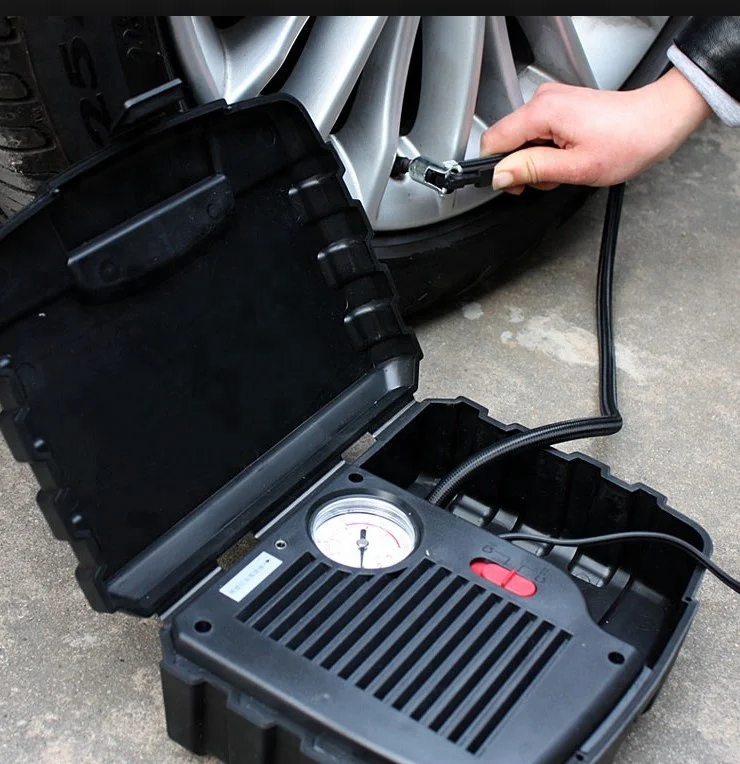 DC12 volt tire inflator car tire hand air pump truck air bags with compressor