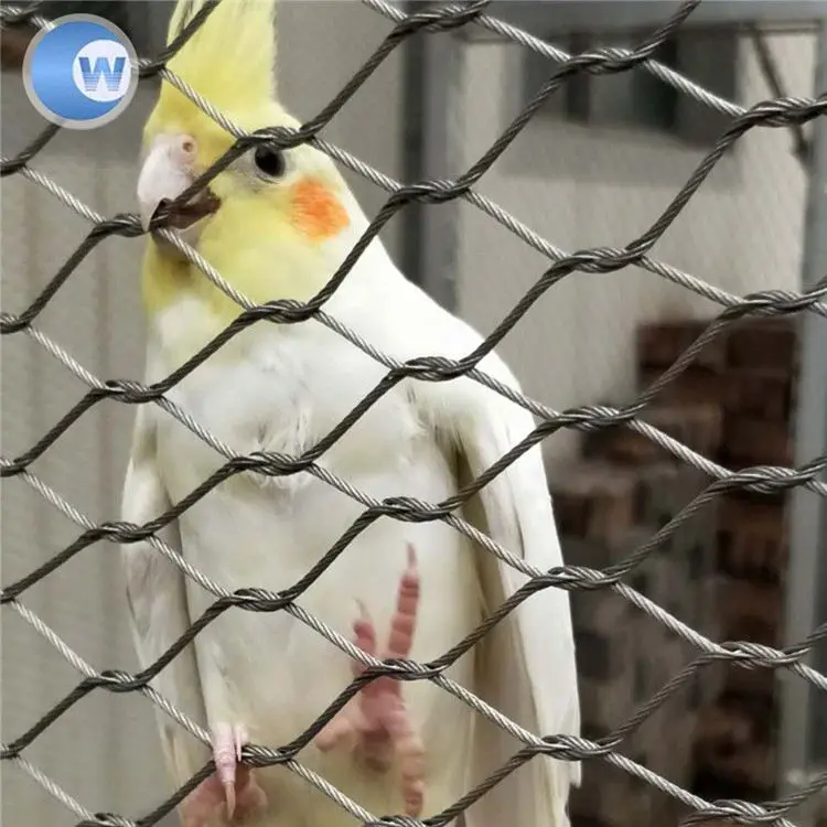 Дешевая клетка для птиц из нержавеющей стальной трос сетка вольер сетки