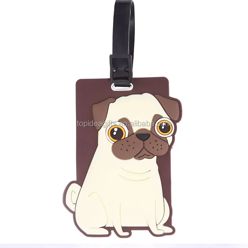 cute green Tortoise animal design zoo souvenir gifts pvc luggage tags suitcase tag bag name card holder