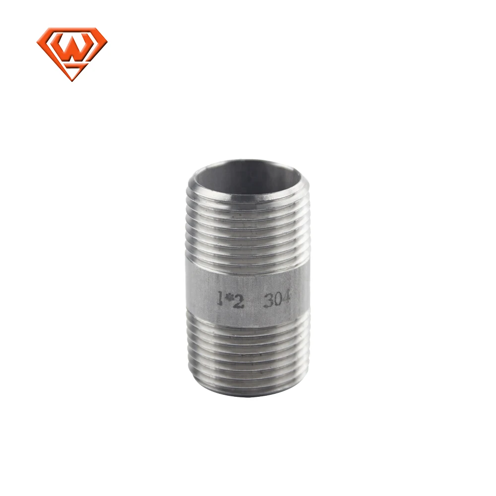 NPT Thread Hex Nut Pipe Nipple Stainless Steel Female Male Reducing Hexagon Pipe NIpple