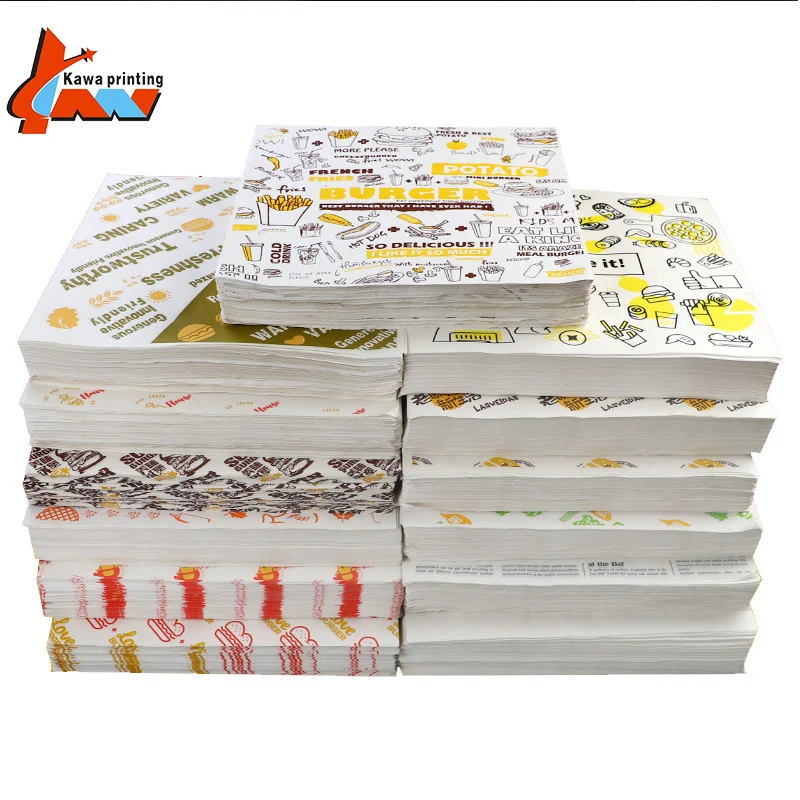 
Deli wrap paper wax wrapping paper for food packaging 