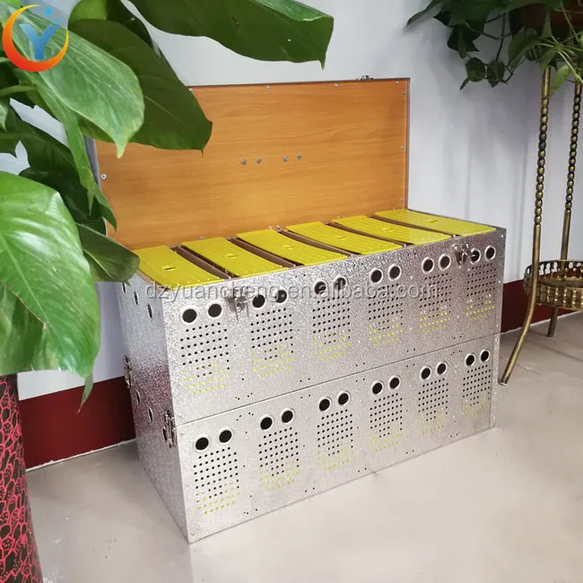 Голубь клетка гонки 12 отверстий птица обучение Летающая транспортная для