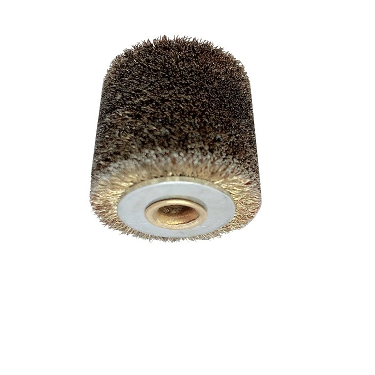 Professional Crimped Wire Circular STAINLESS STEEL WIRE BRUSH