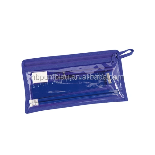Cheap plastic pencil case with pencil set