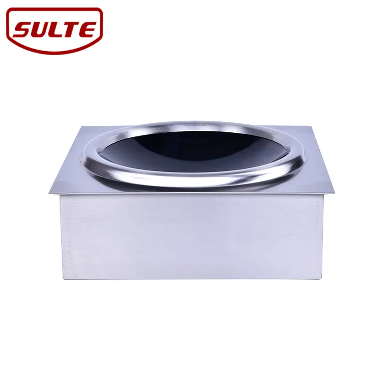 Кухонное устройство 110 В/220 В, Индукционная вогнутая варочная панель, встроенный ВОК, электрическая индукционная варочная панель