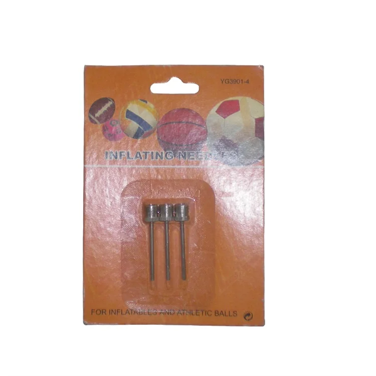 
Sport Ball Inflator Needles For Deflated Football Basketball Volleyball Inflatable Air Adapter Stainless Steel Pin (YG3905) 
