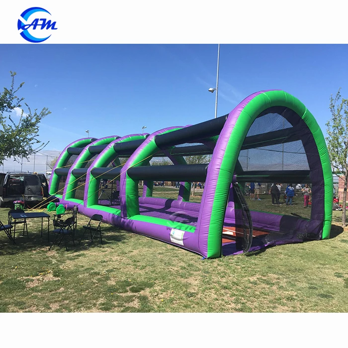 High Quality PVC Huge Inflatable Baseball Sport Game Hot Sale  Bouncer Inflatable Batting Cage Field for Kids and Adults