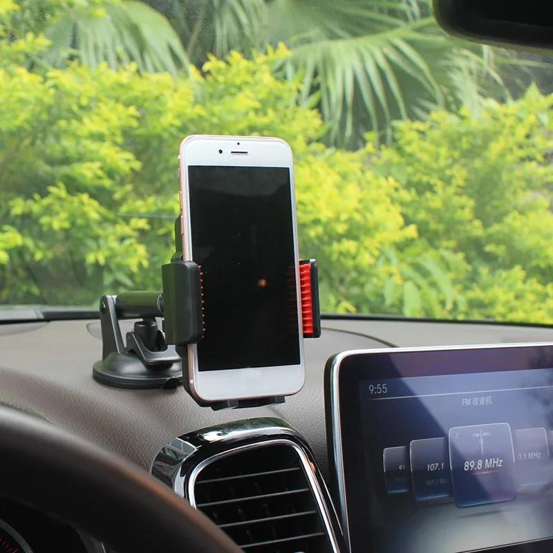 Universal 360 Degree Rotation Flexible Car Cell Phone Holder Dashboard Phone Holder Windshield Car Mount Phone Stand