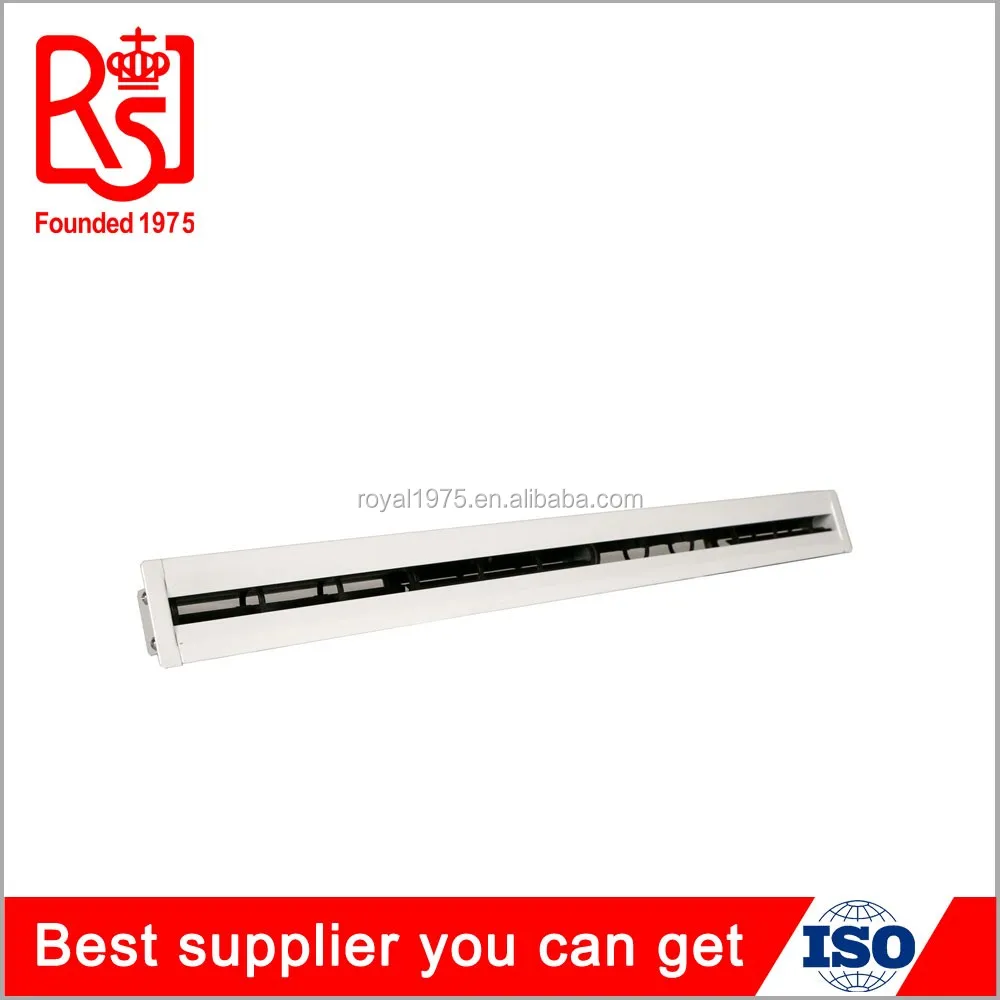 Manufacturer aluminum adjustable ceiling air conditioning bar grille linear slot air diffuser