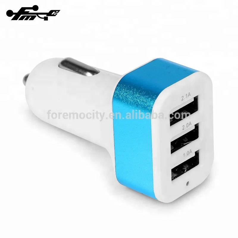 China wholesale triple 3 usb car universal fast car charger
