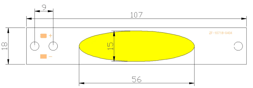 LED Encapsulation 4V 5w chip on board led drive with solar panel battery with various shapes