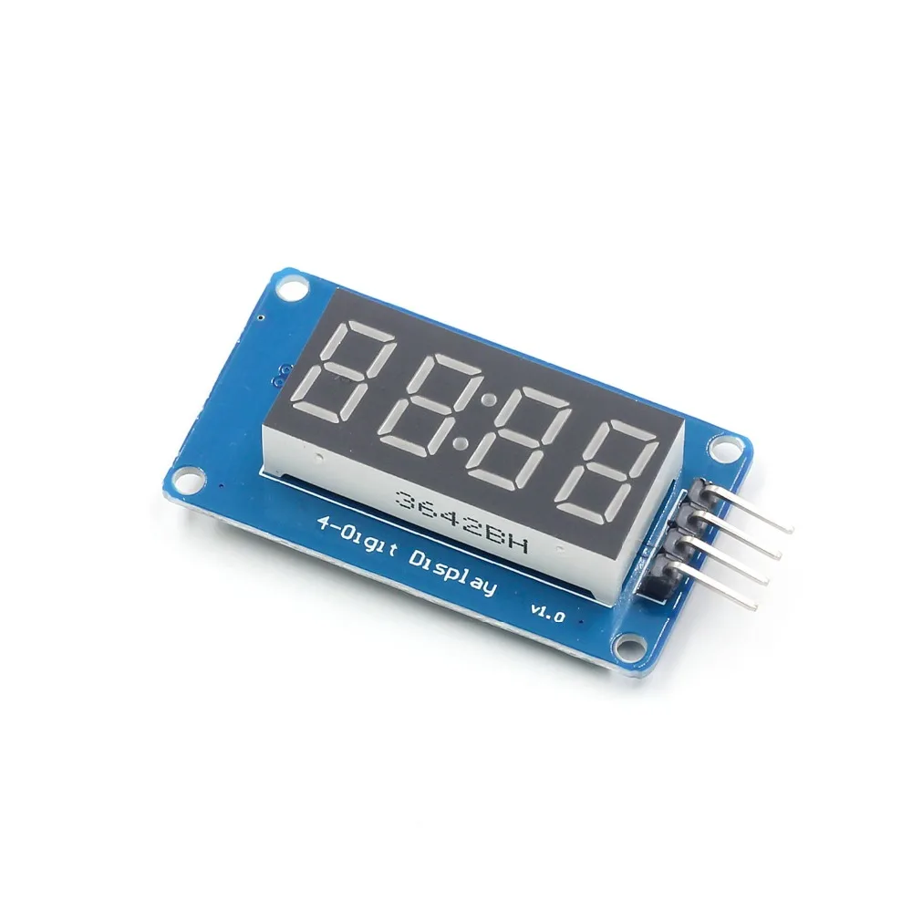 TM1637 LED Display Module 7 Segment 4 Bits 0.36Inch Clock RED Anode Digital Tube Serial Driver Board
