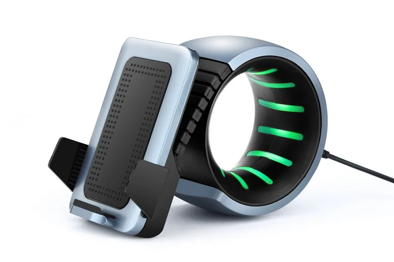 Oem 10w Qi Wireless Charger Desk Lamp Wooden Led Clock Mobile Phone Cellphone Electric Customized ODM CE FCC ROHS 1 1 X USB WH11