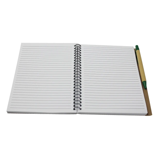 
Eco Friendly Kraft Paper Handmade Brown Kraft Paper Notebook Recycled Blank Notebook 