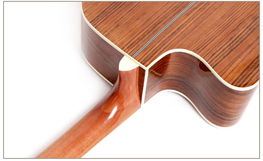 Smiger EQ acoustic guitar 41inch walnut plywood guitar