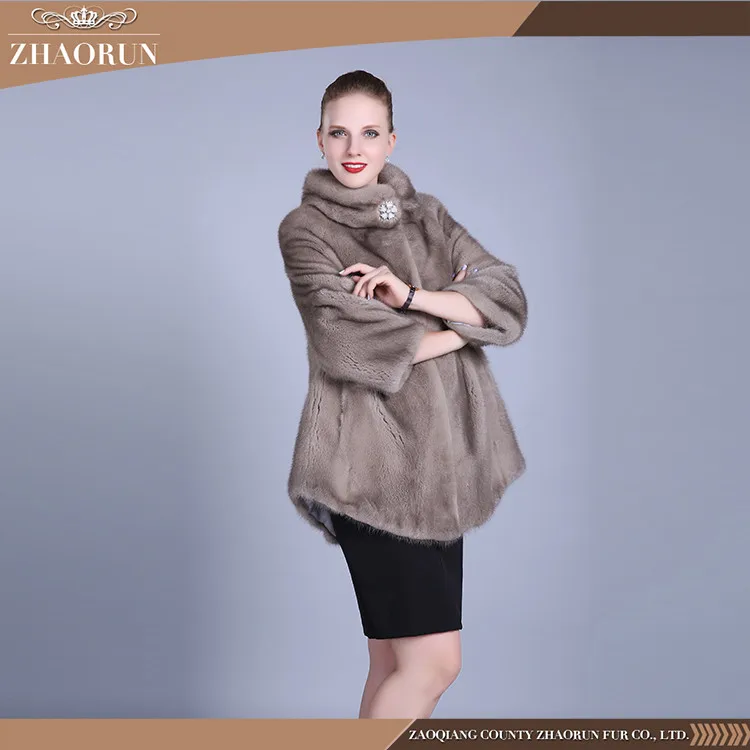 Factory Price Real Fur Coat Women Winter Long Mink Fur Coat For Women