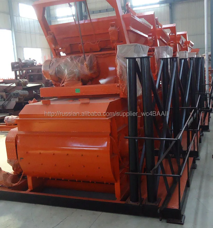 полавтоматическая мешалка JS500 для перемешивания бетона, цемента