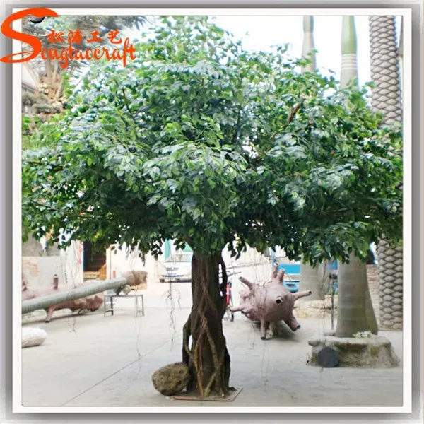 outdoor landscape decorative large cheap artificial trees metal tree and plant for sale