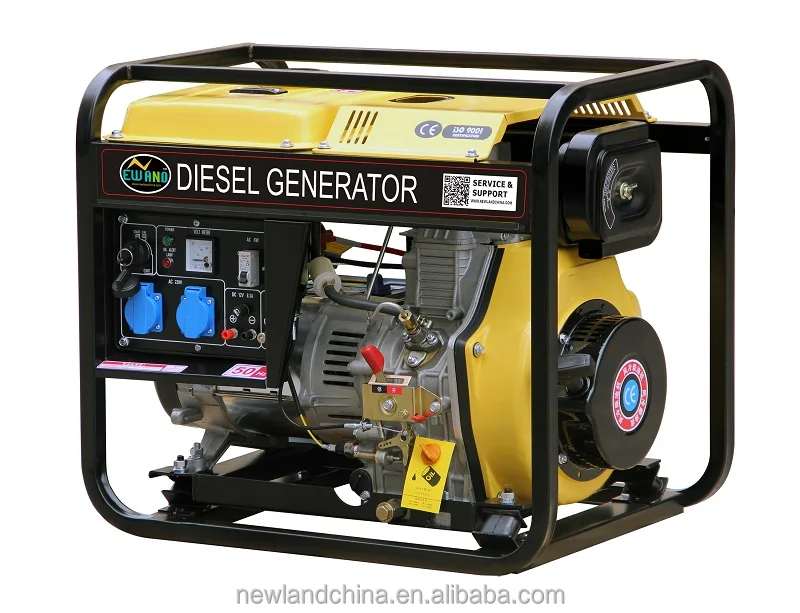 3kw air cooled open frame diesel generator single phase 3kVA