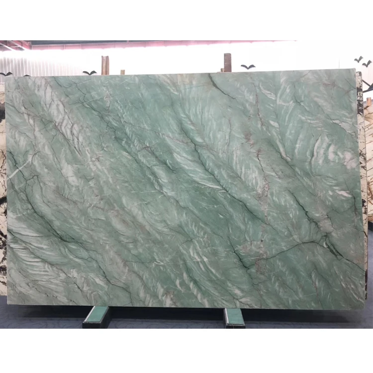 Натуральный Бразильский Гая зеленый кварцит камень толщиной 2 см плитка плита в продаже