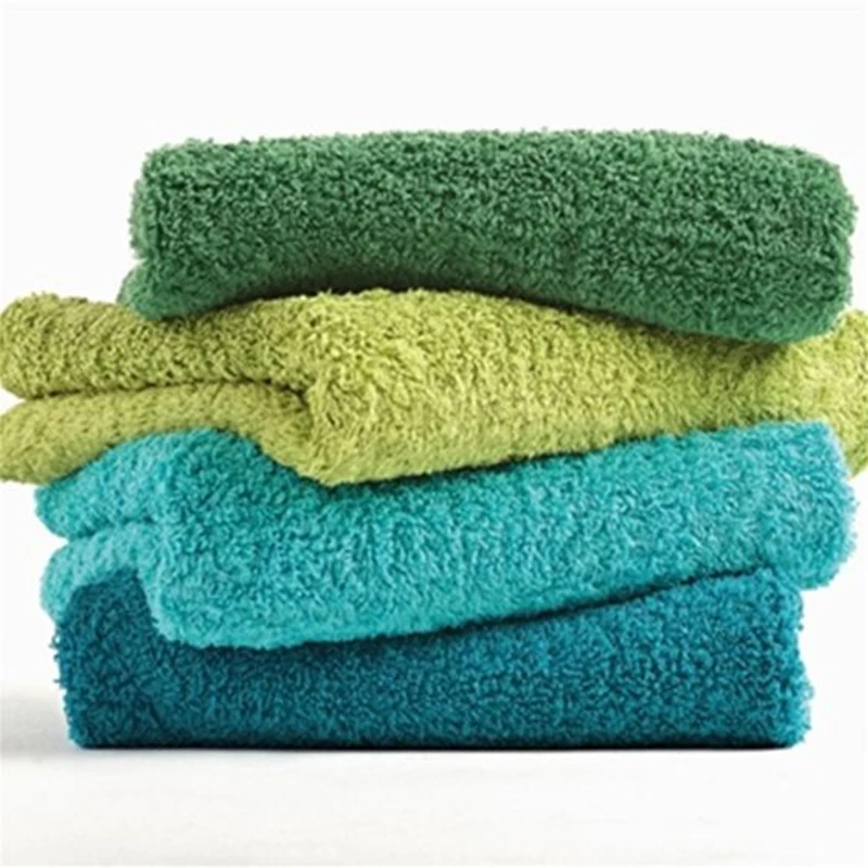 Factory stock high quality organic microfiber 70*140cm weaving bath towels