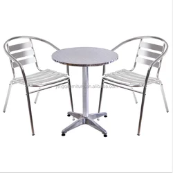 Outdoor Aluminum Coffee Tables and Chairs