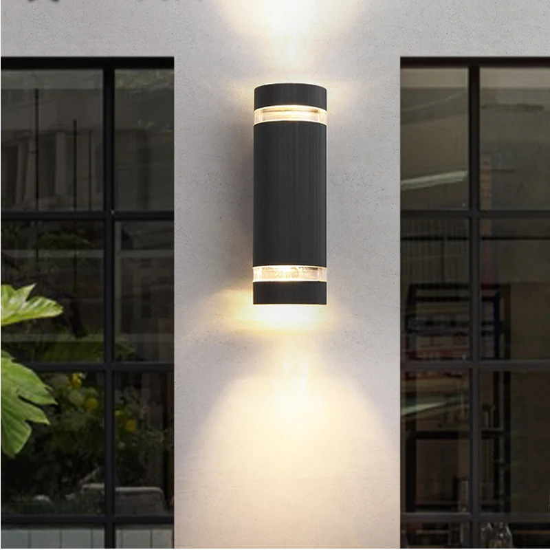 good selling  E27 led wall light outdoor aluminum tube up and down lighting fixture