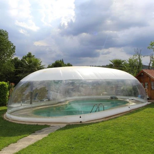 2019 new product inflatable pool dome for sale/ inflatable transparent dome tent for sale