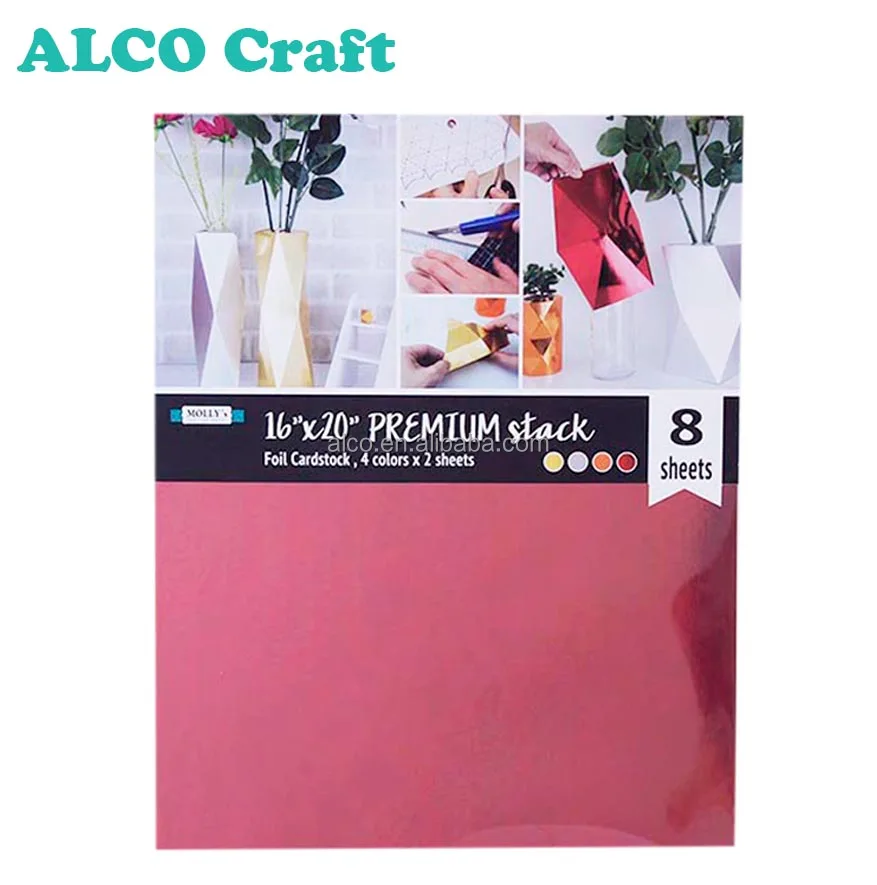 16x20 inch vase premium foil cardstock stack for home decor