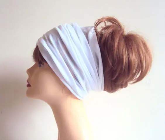 100% polyester blank white bandana