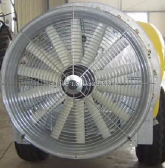 top quality high efficient tractor PTO use garden orchard trailer boom tank air blast sprayer 1500L with Italy diaphragm pump