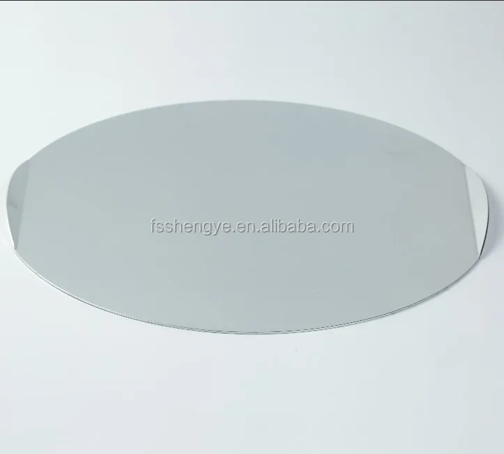 barbeque pizza stone with aluminum plate in round or rectangular shape