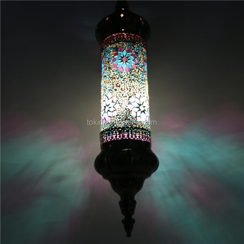 handmade Mosaic Art single Turkish Lamps Chandelier CL1R01