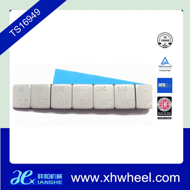 7g железа цинка 1/4 унций наклейка колесо баланса веса