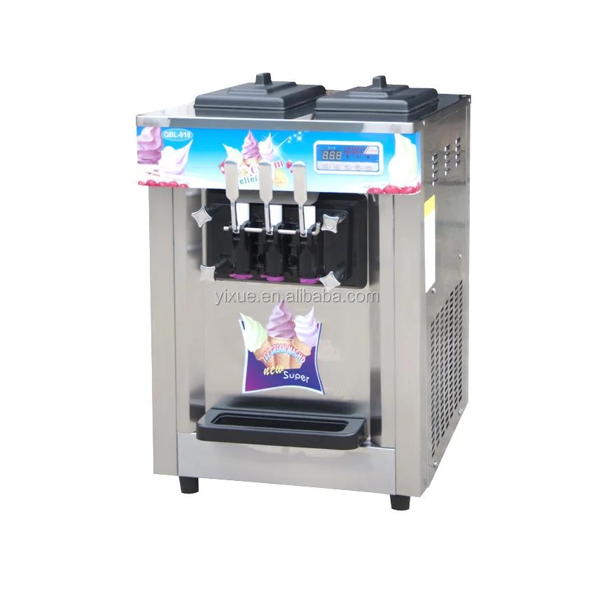 Three flavor soft ice cream machine soft serve ice cream machine factory price