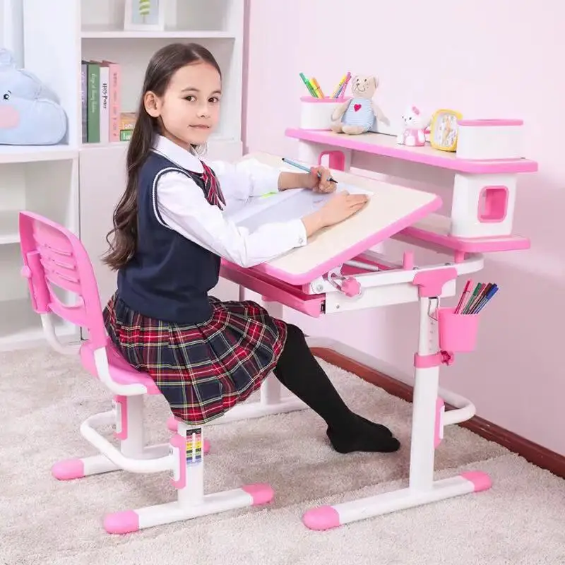 
Kids Desk Children Desk Height Adjustable Ergonomic Study Desk for Boys and Girls 