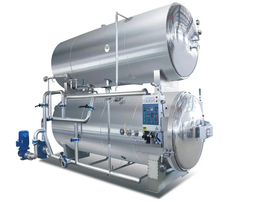 semi-automatic canned food industrial autoclave sterilizer