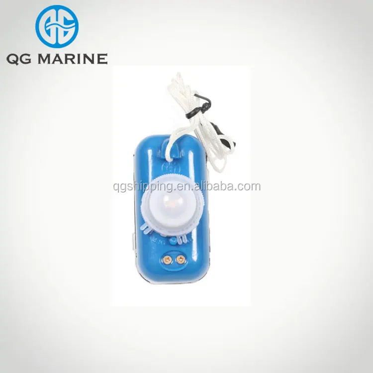 Water activated led life jacket signal light