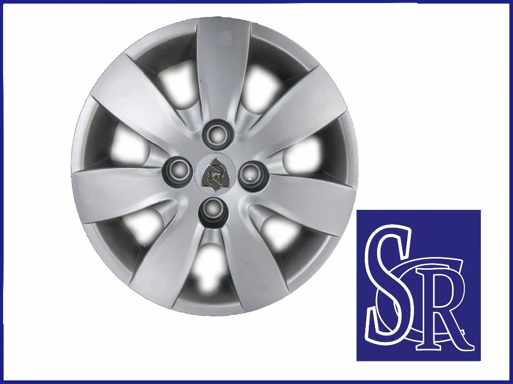 Taiwan auto parts 14' universal center cap silver ABS spare wheel cover