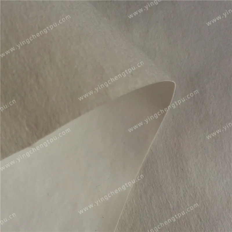 Anti-bacterial Inflatable PVC Material White  PVC  Laminated with Nonwoven fabric Disposable NIBP Cuff Fabric