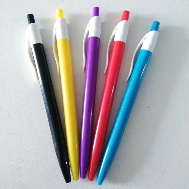 Hot selling cheap price low moq Javelin ballpoint pen with custom logo promotional School supplies plastic ballpoint pen