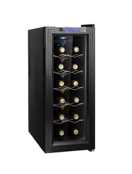Semiconductor Electric Refrigerator Wine Cooler Electronic Single Wine Bottle Cooler 12 bottles Wine Cooler