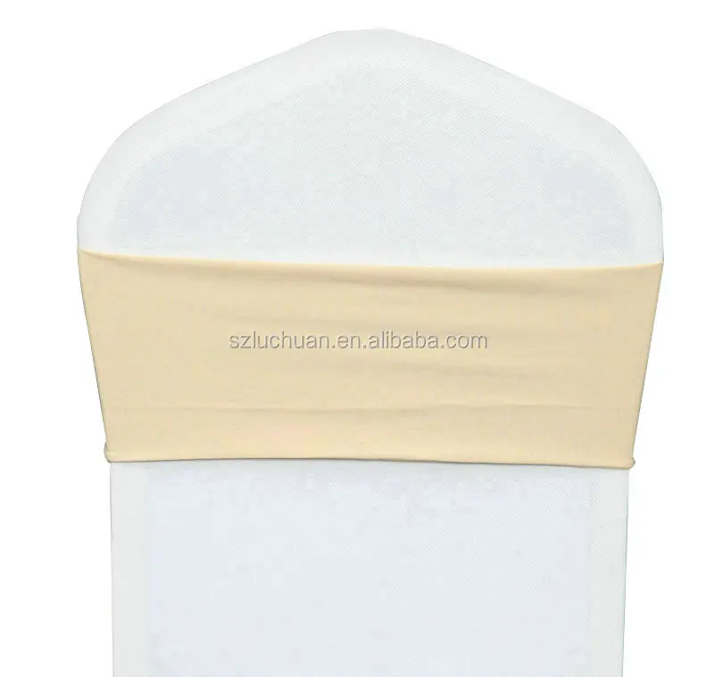 
Hotel Chair Sashes Custom Wholesale Spandex Chair Cover Bands 