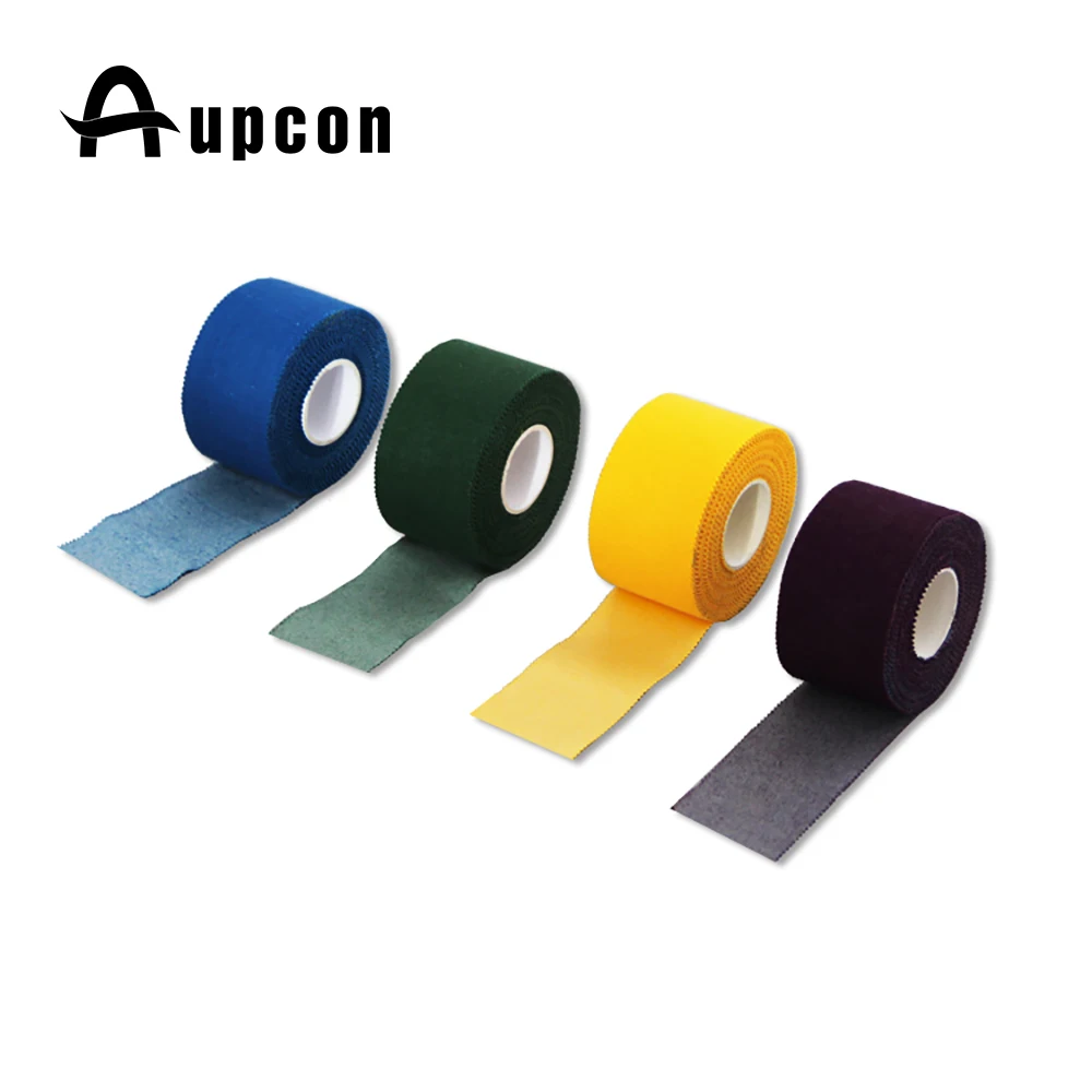 Aupcon non stretchable white wholesale bulk joint protection wrap sports athletic bandage tape
