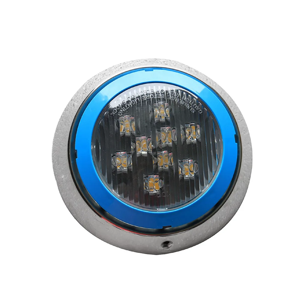 Yuefa 9W Wall Surface Mounted Outdoor Fountain Garden IP68 DMX512 RGB Color Changing LED Underwater Swimming Pool Light